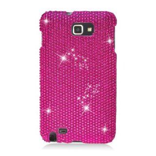 Samsung Galaxy Note Diamond Cover Case Hot Pink Note 4G SGH I717 Note LTE  KL Retail Packaging 