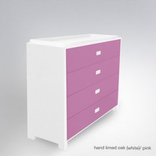 ducduc Campaign 4 Drawer Changer Camp4DC AC Finish Pink