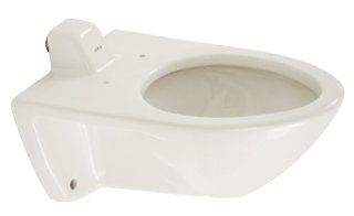 TOTO CT708EV 01 Flushometer Elongated Bowl With 1.28 Gallon Flushing System, Cotton White   Toilet Bowls  