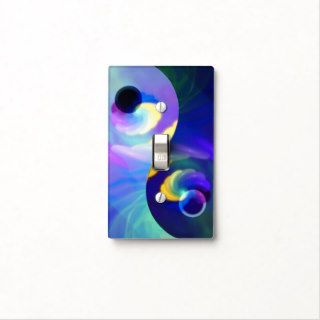 Rainbow Taijitu Yin Yang Switch Plate Covers