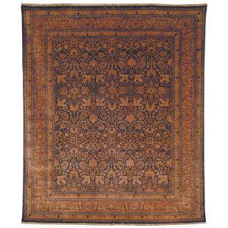 Safavieh Hand knotted Lavar Moss/ Gold Wool Rug (8 X 10)