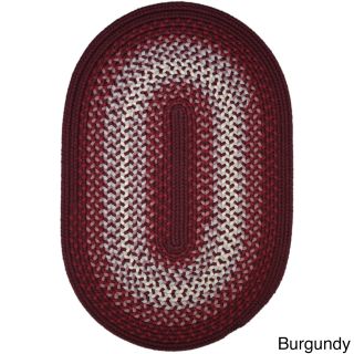 Rhody Rug River Texturized Area Rug (10 Round) Red Size 10