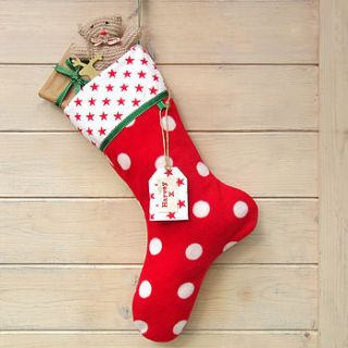 personalised christmas stockings by angel lodge studio
