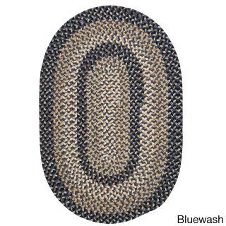 Colonial Mills Weston Indoor/ Outdoor Braided Rug (9 X 12) Blue Size 9 x 12