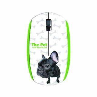 Lexma Wireless BlueTrace Mouse, French Bulldog (M711R FB) Computers & Accessories