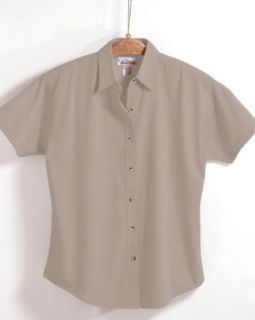 Tri Mountain Women's Easy Care Short Sleeve Twill Shirt. 711 Clothing