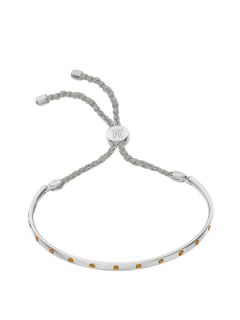Fiji Sterling Silver & Orange Sapphire Bracelet by Monica Vinader