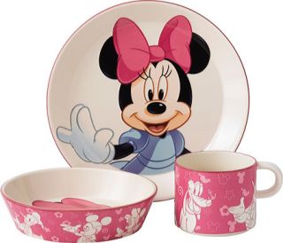 Royal Doulton 3 Piece Minnie Mouse Dinnerware Set