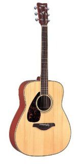 Yamaha FG720SL Left Handed Acoustic Guitar, Natural Musical Instruments