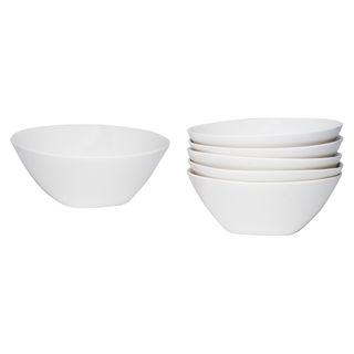 Red Vanilla Trends 6.5 inch Coupe Bowl (set Of 6)