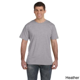 Lat Mens Fine Jersey T shirt Grey Size XXL