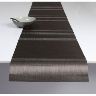 Chilewich Tuxedo Stripe Runner 0301 TXST Color Sable, Size 77 W x 14 D