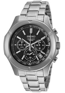Seiko SSB105P1  Watches,Mens Chronograph Black Dial Stainless Steel, Chronograph Seiko Quartz Watches