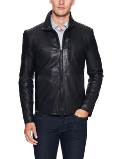 Heavy Leather Jacket by Giorgio Armani