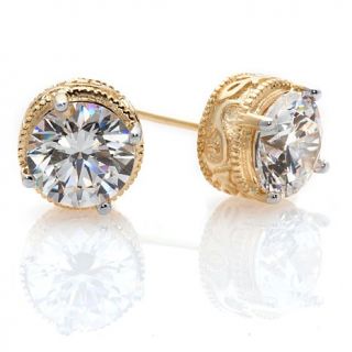 3ct Absolute™ Round Vintage Inspired Stud Earrings