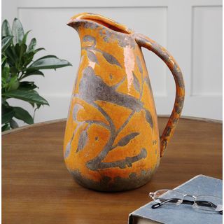 Som Orange Ceramic Vase