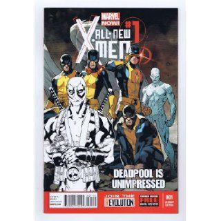All New X Men #1 Unimpressed Deadpool Sketch Variant Comic Book Marvel Now   Marvel Books