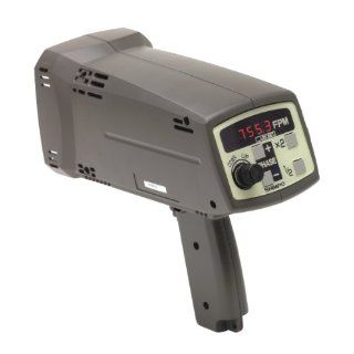 Shimpo DT 725 230V Internal Battery Powered Digital Stroboscope, 230V AC Charger, +/  0.02 percent Accuracy, 40.0   12500 FPM Range Moving Charger