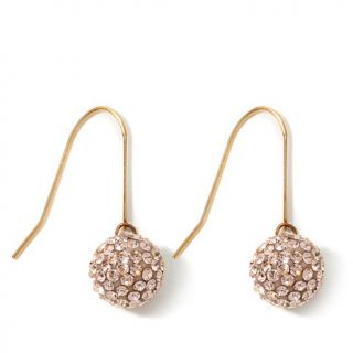 Michael Anthony Jewelry® 10K Gold Crystal Ball Drop Earrings