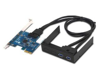 Silverstone Tek PCI Express Card with USB 3.0 Internal Connector and USB 3.0 Front IO ports (RL EC03B) Electronics