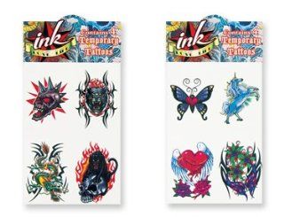 Temporary Ink Tattoo 4 Pack (Sold Individually) Beauty