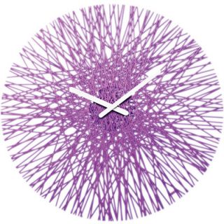 Koziol Silk Clock 23285 Color Transparent Violet