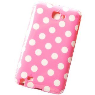 Huaqiang3c� FREE USPS SHIPPING Pink Polka Dots Soft TPU Case Cover for Samsung Galaxy Note GT N7000 SGH I717 I9220 Cell Phones & Accessories