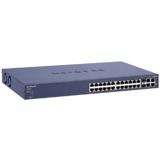 NETGEAR ProSafe FS728TP 24 Port 10/100Base TX Smart PoE Switch w/ 4 gigabit Port Computers & Accessories