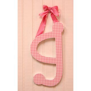 My Baby Sam Pink Gingham Decorative Lettering