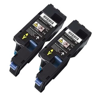 Dell C1660 (332 0402, Xy7n4) Yellow Compatible Toner Cartridges (pack Of 2)
