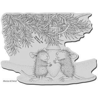 Stampendous House Mouse Cling Stamp   Paws To Warm