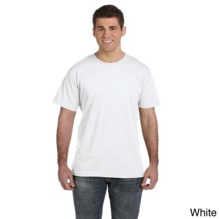 Lat Mens Fine Jersey T shirt White Size XXL