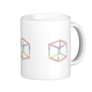 Optical Illusion   Impossible Cube Coffee Mugs