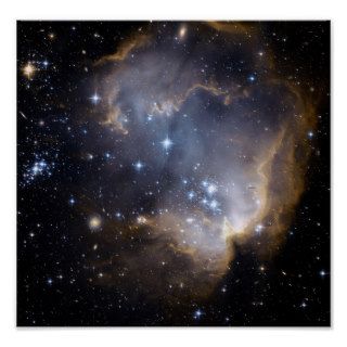 NASAs NGC602 galaxy Print