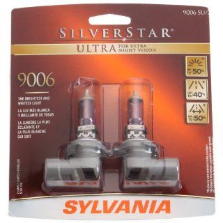 Sylvania 9006 SU SilverStar Ultra Halogen Headlight Bulb (Low Beam), (Pack of 2) Automotive