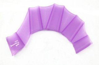 Purple Silicone Swim Gloves Small for Children  Swimming Equipment  Sports & Outdoors