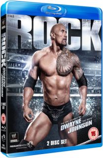 WWE The Epic Story of Dwayne The Rock Johnson      Blu ray
