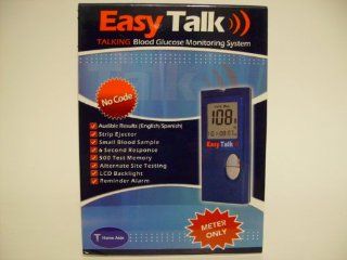 Easy Talk Meter Kit Combo ( Meter Kit and Easy Talk Test Strips 50ct) Health & Personal Care