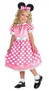 Clubhouse Minnie Mouse Pink Costume   Toddler Medium  Infant And Toddler Costumes  Baby