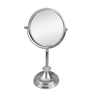 Free Standing Sunburst 5x Magnifying Makeup Mirror