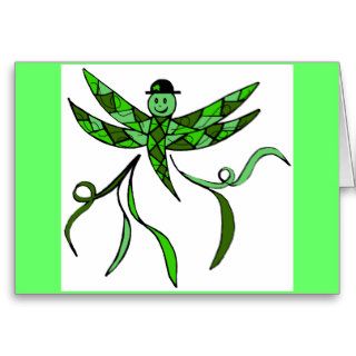 Irish Dragonfly  greeting card