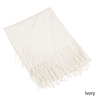 Solid Woven Throw