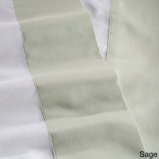 Westport Linens Contrast Border Cotton Sateen 400 Thread Count Sheet Set Green Size Full