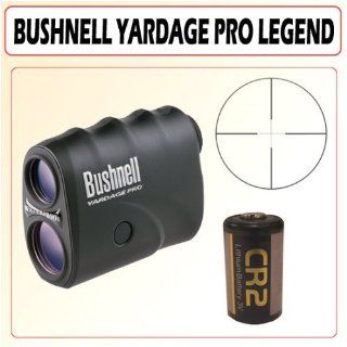Bushnell Yardage Pro Legend Waterproof Rangefinder (Refurbished) + CR 2 Battery  Camera & Photo