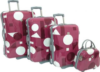 IT Luggage 3pc Shiny Eclipse Uprights and Vanity