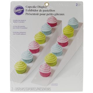 Cupcake Display Triangle Stand 12x10 2/pkg white