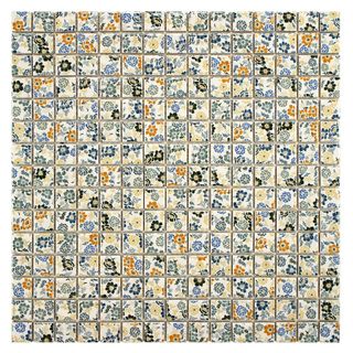 Somertile 12x12 Spring Flora 0.188 in Porcelain Mosaic Tile (pack Of 10)