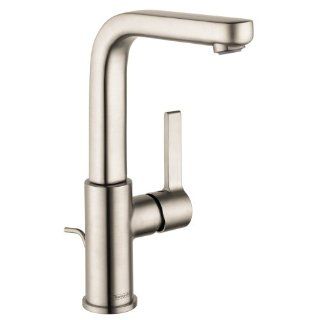 Hansgrohe 31161821 Metris S Single Hole Tall, Brushed Nickel   Touch On Kitchen Sink Faucets  