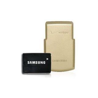 OEM Samsung U740 Extended Battery & Gold Door Cell Phones & Accessories