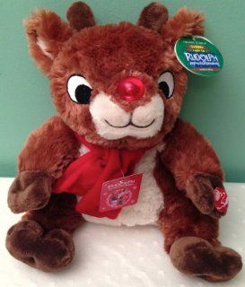 Rudolph the Red Nosed Reindeer Musical Plush with Light Up Nose Toys & Games